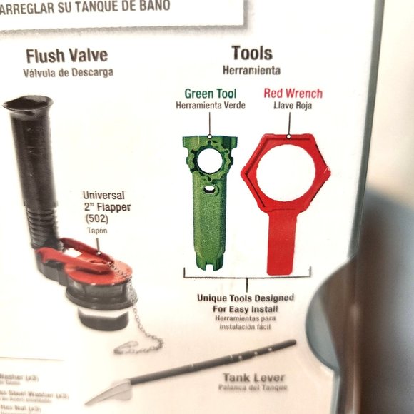 Fluidmaster Universal The Everything Tank/Toilet Repair Kit With Tools Included - Picture 9 of 16